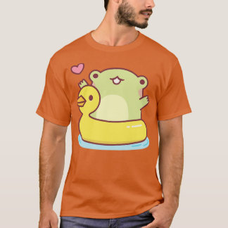 Camiseta Sapo Bonito Com Piscina Ducky Flutuante