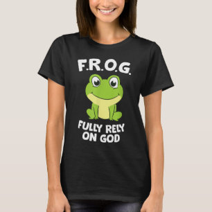 Camiseta Sapo Bonito Depende Totalmente Do Sapo Cristão De