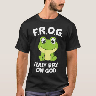 Camiseta Sapo Bonito Depende Totalmente Do Sapo Cristão De