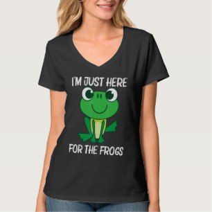 Camiseta Sapo Bonito Para Homens Florestas Zoológico Pet An