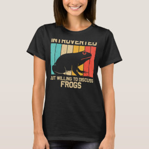 Camiseta Sapo Bonito Para Homens Sapo De Tadpole Animal