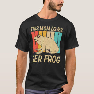 Camiseta Sapo Bonito Para Mamãe As Mulheres Pegaram Animais