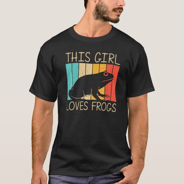 Camiseta Sapo Bonito Para Raparigas Sapo De  De Tadpole Ani (Frente)