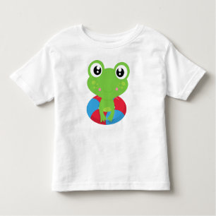 Camiseta Sapo bonito, Sapo pequeno, Sapo verde, anel Nataçã
