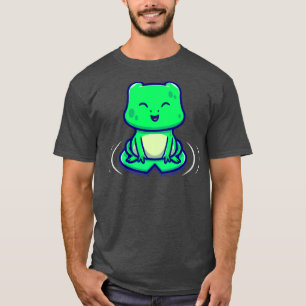 Camiseta Sapo Bonito Sentado Numa Folha