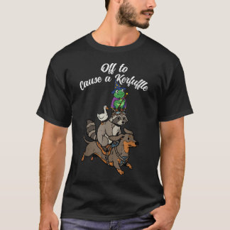Camiseta Sapo Cachorro Divertido Para Causar Confusão