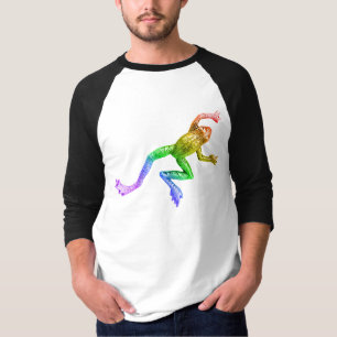 Camiseta Sapo colorido arco-íris de SlipperyJoe renderizado