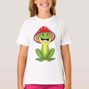 Camiseta Sapo com Cogumelo