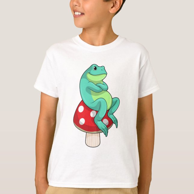 Camiseta Sapo com Cogumelo (Frente)