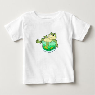 Camiseta Sapo com copo de suco