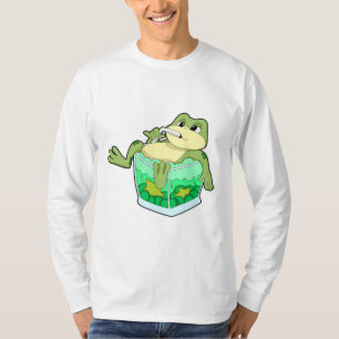 Camiseta Sapo com copo de suco