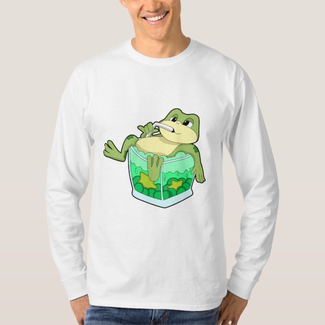 Camiseta Sapo com copo de suco (Frente)