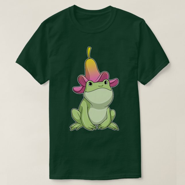 Camiseta Sapo com Plumeria (Frente do Design)
