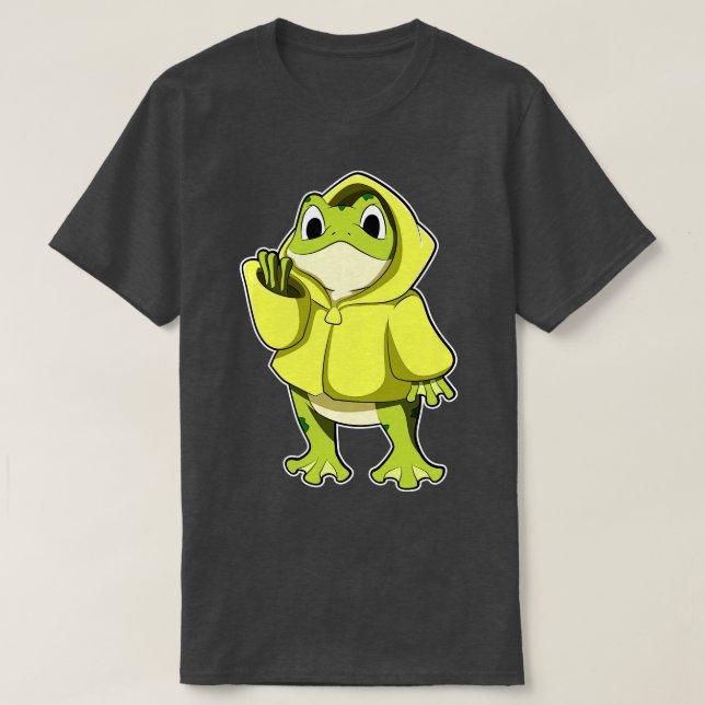 Camiseta Sapo com Raincoat (Frente do Design)