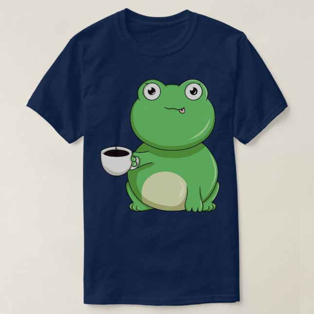 Camiseta Sapo com Taça do Café 2 (Frente do Design)