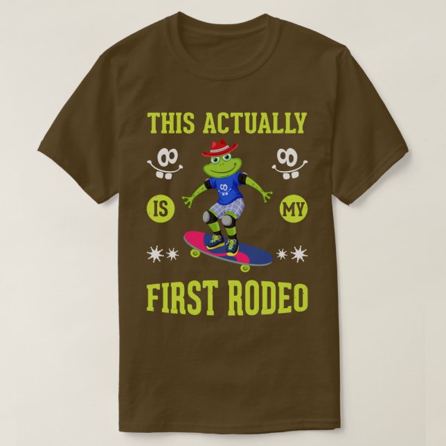 Camiseta Sapo Com Vaca Que Sapo Engraçado Animais De Cowboy (Frente do Design)