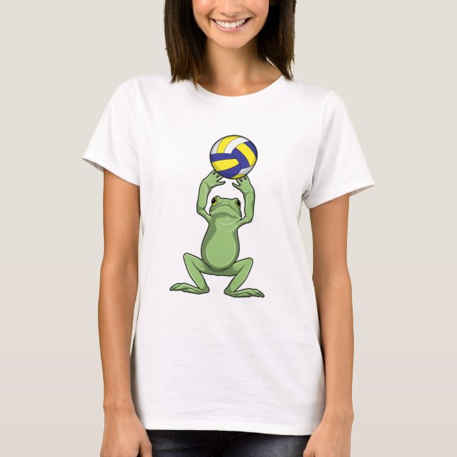Camiseta Sapo com Vôlei de Praia (Frente)
