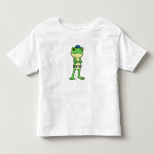 Camiseta Sapo como agente de polícia com chapéu de políc