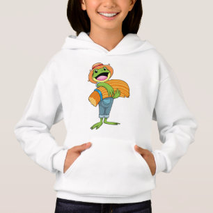 Camiseta Sapo como agricultor com palha