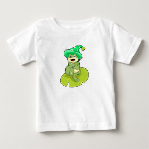 Camiseta Sapo como assistente com varinha mágica