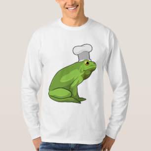 Camiseta Sapo como cozinhar com chapéu de chef