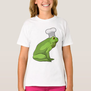 Camiseta Sapo como cozinhar com chapéu de chef