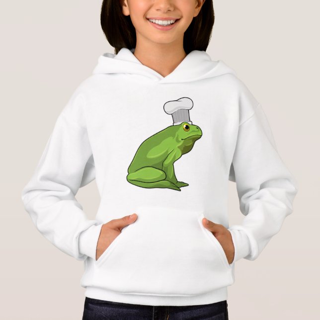 Camiseta Sapo como cozinhar com chapéu de chef (Frente)