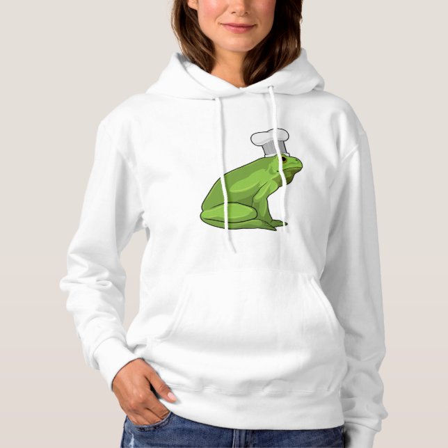 Camiseta Sapo como cozinhar com chapéu de chef (Frente)