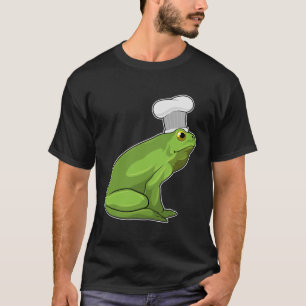 Camiseta Sapo como cozinhar com chapéu de chef