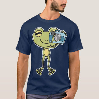 Camiseta Sapo como fotógrafo com câmera