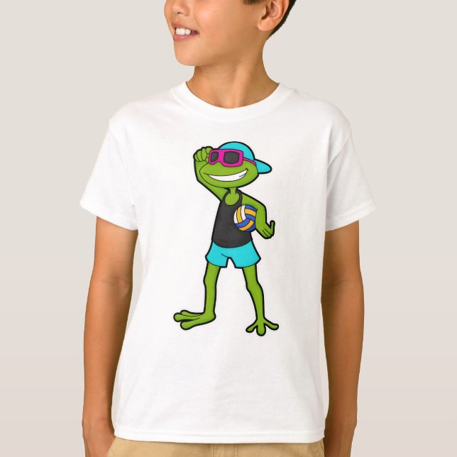 Camiseta Sapo como jogador de voleibol (Frente)