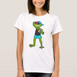 Camiseta Sapo como jogador de voleibol