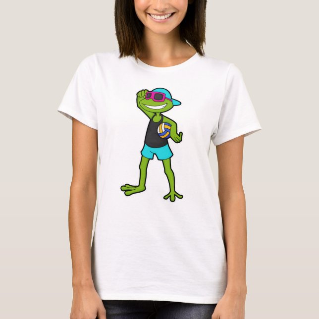 Camiseta Sapo como jogador de voleibol (Frente)
