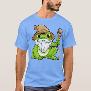 Camiseta Sapo como mágico com varinha mágica