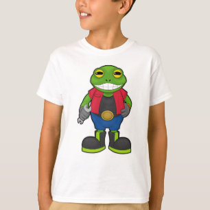 Camiseta Sapo como mecânico com Spanner