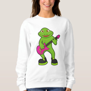 Camiseta Sapo como músico com violão