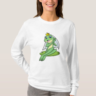 Camiseta Sapo como Noiva no Casamento com Coroa