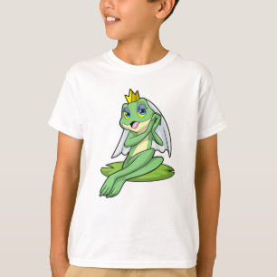 Camiseta Sapo como Noiva no Casamento com Coroa