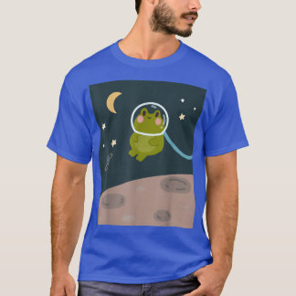 Camiseta Sapo cômodo no espaço externo
