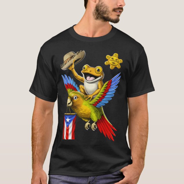 Camiseta Sapo Coqui de Porto Rico (Frente)