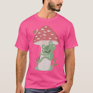 Camiseta Sapo Cottagecore Aestésico Algodão Cortante Núcleo