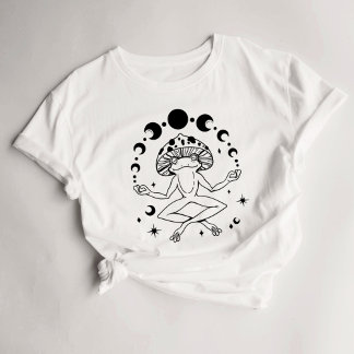 Camiseta Sapo Cottagecore Mushroom Fairycore