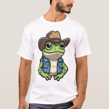 Sapo Cowboy em Colete de Jeans