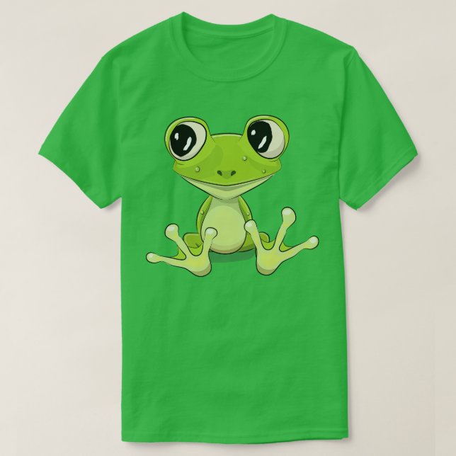 Camiseta Sapo Cute Kawaii toon 1 (Frente do Design)