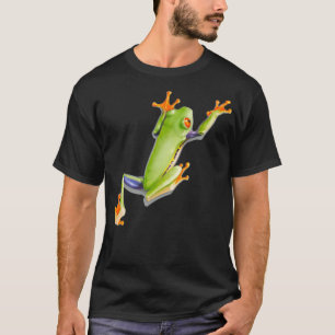 Camiseta Sapo de árvore em estilo realista