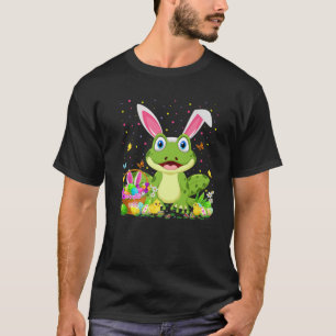 Camiseta Sapo de Árvore páscoa Coelho de Ovo Caça Pasta