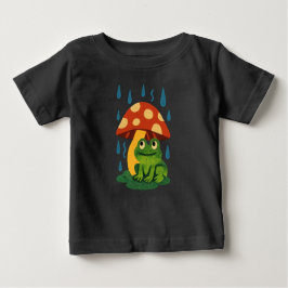 Camiseta Sapo De Cartoon Whimsical Sob Prateleira De Toadst