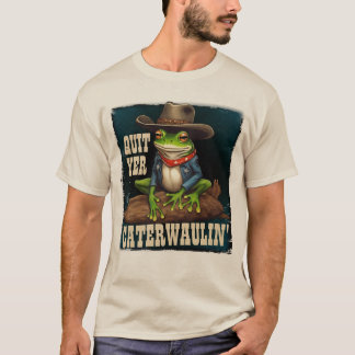 Camiseta Sapo de caubói engraçado, caterwaulin ocidental, p