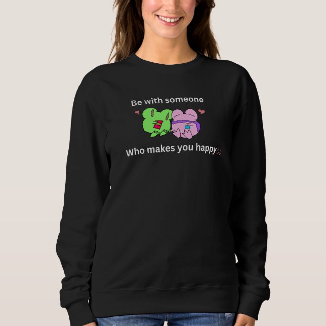 Camiseta Sapo de citação de São Valentão fofo  (Frente)