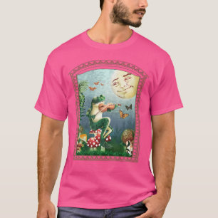 Camiseta Sapo De Cogumelo De Cottagecore Tocando Estética V